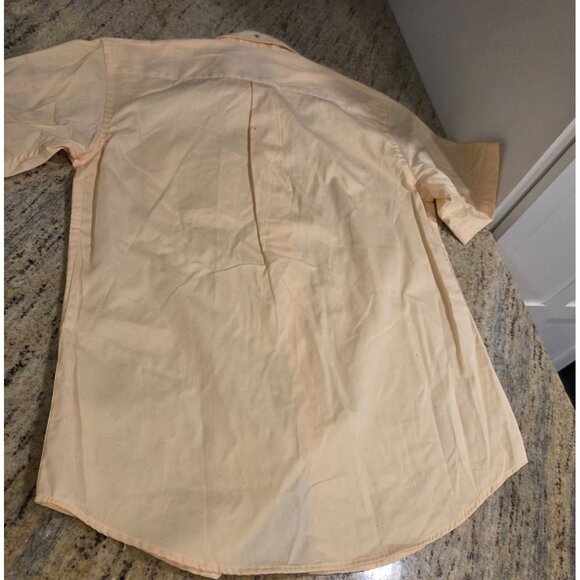 New! Lot of 2 Dockers Men’s S 14-14.5 Red Plaid & Yellow Button Down Shirts - Picture 12 of 13